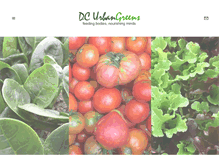 Tablet Screenshot of dcurbangreens.org